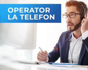 Manager-operator la telefon în oficiu