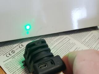 Коллиматор лазерный зеленого цвета