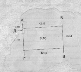 Предлагается к продаже участок 10 соток, правильная форма. В наличии .