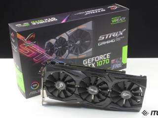 Продам ASUS ROG STRIX-GTX-1070-O8G-GAMING 210$