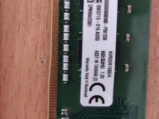 DDR4 2 планки по 4Гб. Kingston