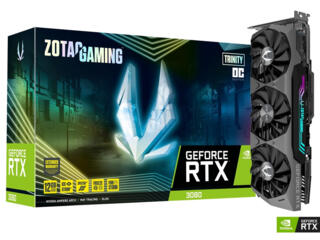 СРОЧНО! НОВАЯ! Видеокарта ZOTAC GeForce RTX 3080 Trinity OC LHR 12GB