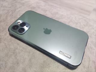 Чехол металл со стеклом на iPhone 11 Pro