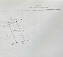 продаж ділянка під житлову забудову Київ, Дарницький, 90000 $