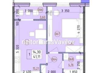 продаж 1-к квартира Київ, Голосіївський, 66000 $