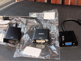 Кабель переходник HDMI TYPE C Lightning DVI