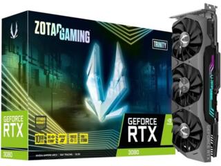 Видеокарта Zotac GAMING RTX 3080 Trinity идеальное состояние