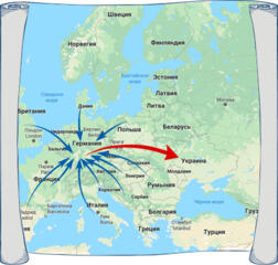 Информация о перевозках из Украины в Европу