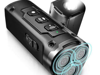 Ультразвуковой аккумуляторный отпугиватель собак с фонариком.