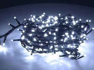 Гирлянда RD-7134 Внутр. 300LED 25м Провод-Чёрный, Цвет-Белый
