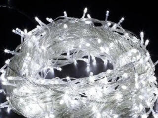 Гирлянда RD-7145 внутр. 300LED 25м Провод-Белый, Цвет ламп-Белая