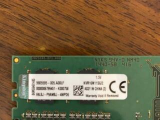 RAM Kingston DDR 3 2GB