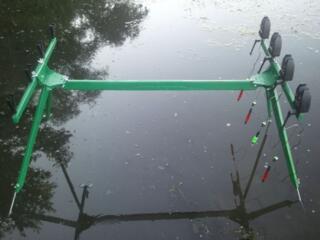 Підставка Род Под на 4 вудилища Rod Pod, подарунок рибалці (відео)