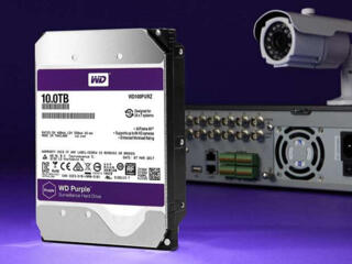 Жесткий диск Western Digital Purple, 3.5", 10 TB/7200 об/мин/265 Мб