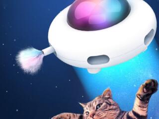 Интеллектуальная игрушка для кошек НЛО