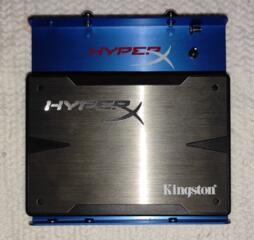 Жесткий диск SSD Kingston HyperX 3K - 120 Gb с креплением, б/у