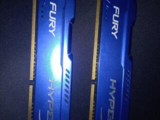 Продам оперативную память DDR3 Hyper X Fury 4gb 2x