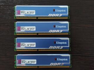 Продам оперативную память DDR3 1600 MHz KIT 4x2Gb= 8Gb Kingston Hyper