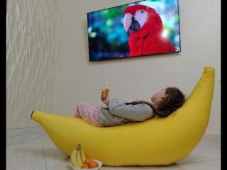 Бескаркасные кресла и игровые палатки