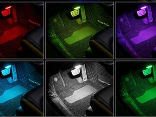 Беспроводная RGB подсветка салона в авто, можно установить где угодно
