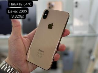 iPhone Xs - 64гб - Золотой - Гарантия/рассрочка