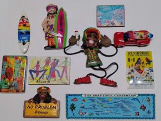 Продам коллекцию №1 сувенирных магнитов "Карибские острова"