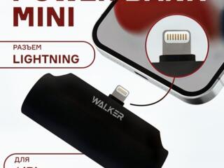Повербанк для iphone 5000 mAh разъем Lightning WALKER WB-950