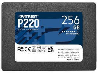 SSD 256 gb модель P220 в упаковке новые с гарантией Тираэт на 2 года