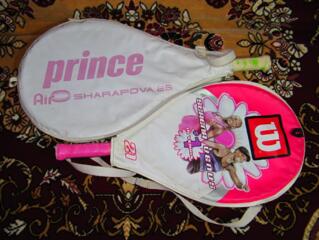 Фирменные ракетки для бол. тенниса: "Wilson", "Prince" Марии Шараповой