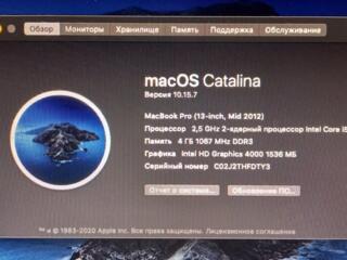 Macbook A1278 2012год