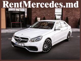 Chirie/Прокат Mercedes AMG E63 alb - 18 €/ora & 99 €/zi