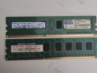 DDR3 2 ГБ 2 штуки(50р) или меняю на DDR3(или ddr2) 4 ГБ одну штуку