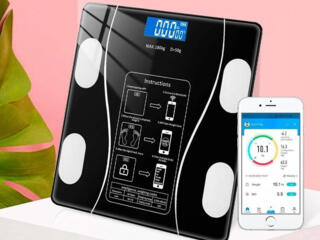 Весы напольные умные фитнес весы Bluetooth A-8003 До 180 Кг