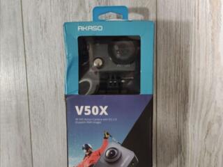 Экшн-камера AKASO V50X, 4K, 30 кадров/с, Wi-Fi, сенсорный экран