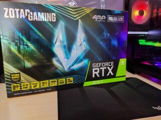 Видеокарта ZOTAC GAMING GeForce RTX 3070 Ti AMP Extreme Holo