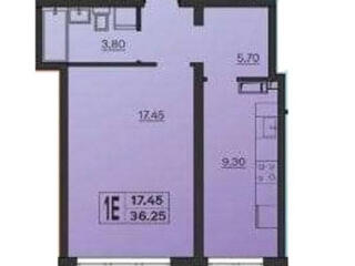 Продам 1-но комнатную квартиру общей площадью 36 м2 на ...
