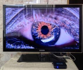Samsung UE32 D5000(full. HD)+android TV приставка(Transpeed)можно отд