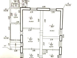 16000$. Продается каменный дом 93 м2., в г. Рыбница (район Вершигоры)