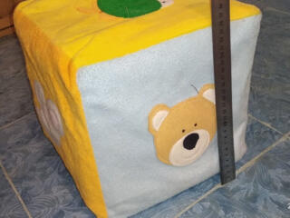 Куб большой (260-260 мм) разноцветный, для развития ребенка