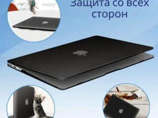 Защитный чехол для ноутбука MacBook Air 13 BLACK MATT / Прозрачный