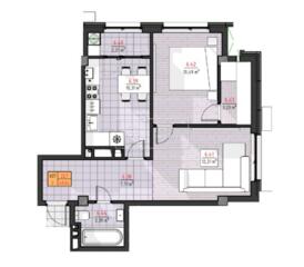 Vă propunem spre vânzare apartament cu 2 camere în noul complex ...