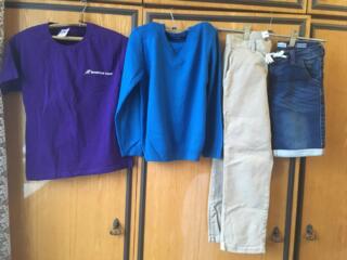 Брэндовая одежда д/мальчика на 6-8-11 лет от 110 до 140см бу и новая