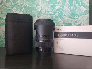 Sigma 18-35mm F1.8 Art DC HSM для Canon EF