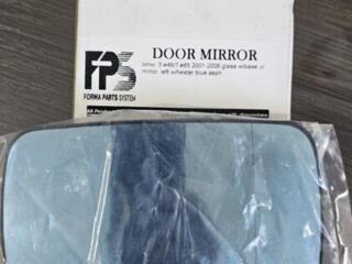 Door Mirror BMW e46, e65 2001-2008 left w/heater blue ash Зеркало