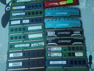 Продаю оперативную память DDR3 (ноутбучная тоже имеется) 4-8gb б/у