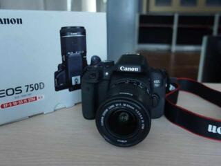Canon EOS 750D 18-55mm IS STM Black в коробке, новый