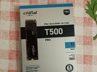 Crucial 1TB T500 PCIe 4.0 x4 M. 2 Internal SSD-новый