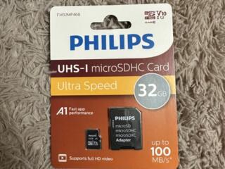 Флешки Philips Micro SD 32gb (Оптом и розницу)