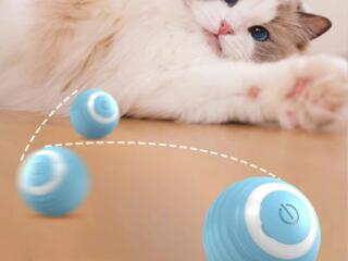 Интерактивная Игрушка Мяч-Шар Для Кошек Вращающийся PVC Pet Ball d42мм