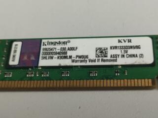 Недорого. 8гб ddr3 Kingston 1600,1866